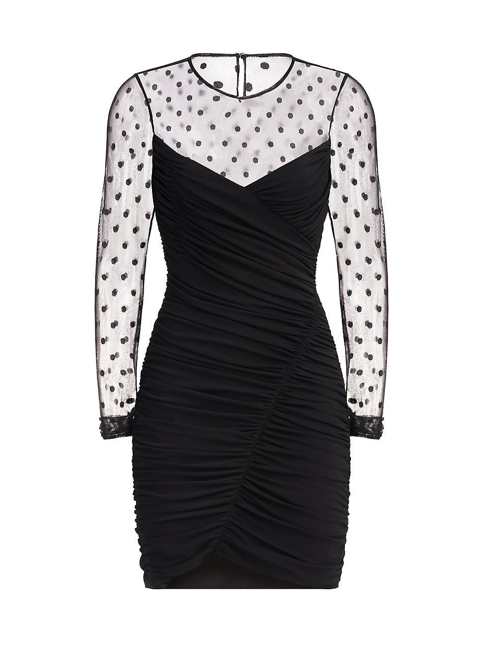 Womens Hilary Swiss Dot Sheath Dress Product Image