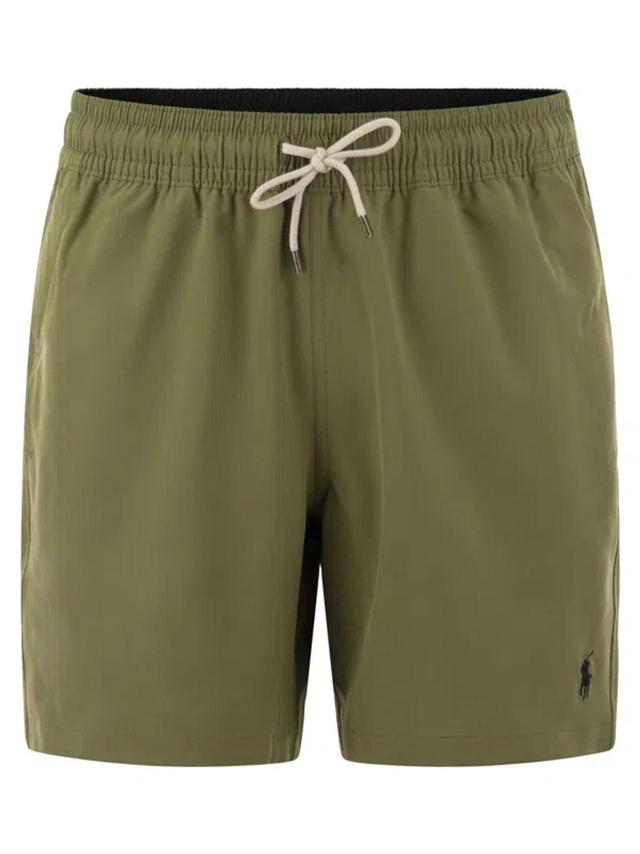 POLO RALPH LAUREN Beach Boxers In Green Product Image