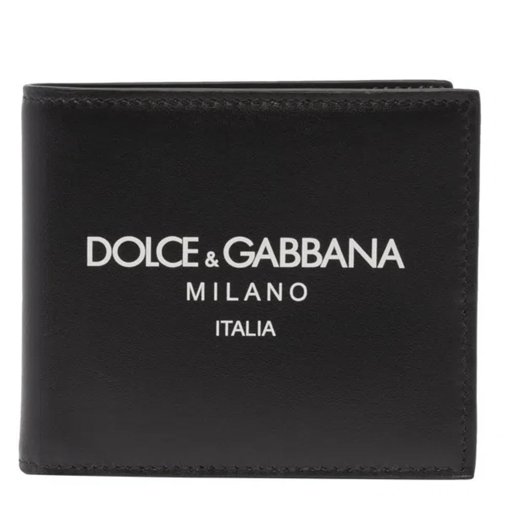 Logo Print Wallet In Black Product Image