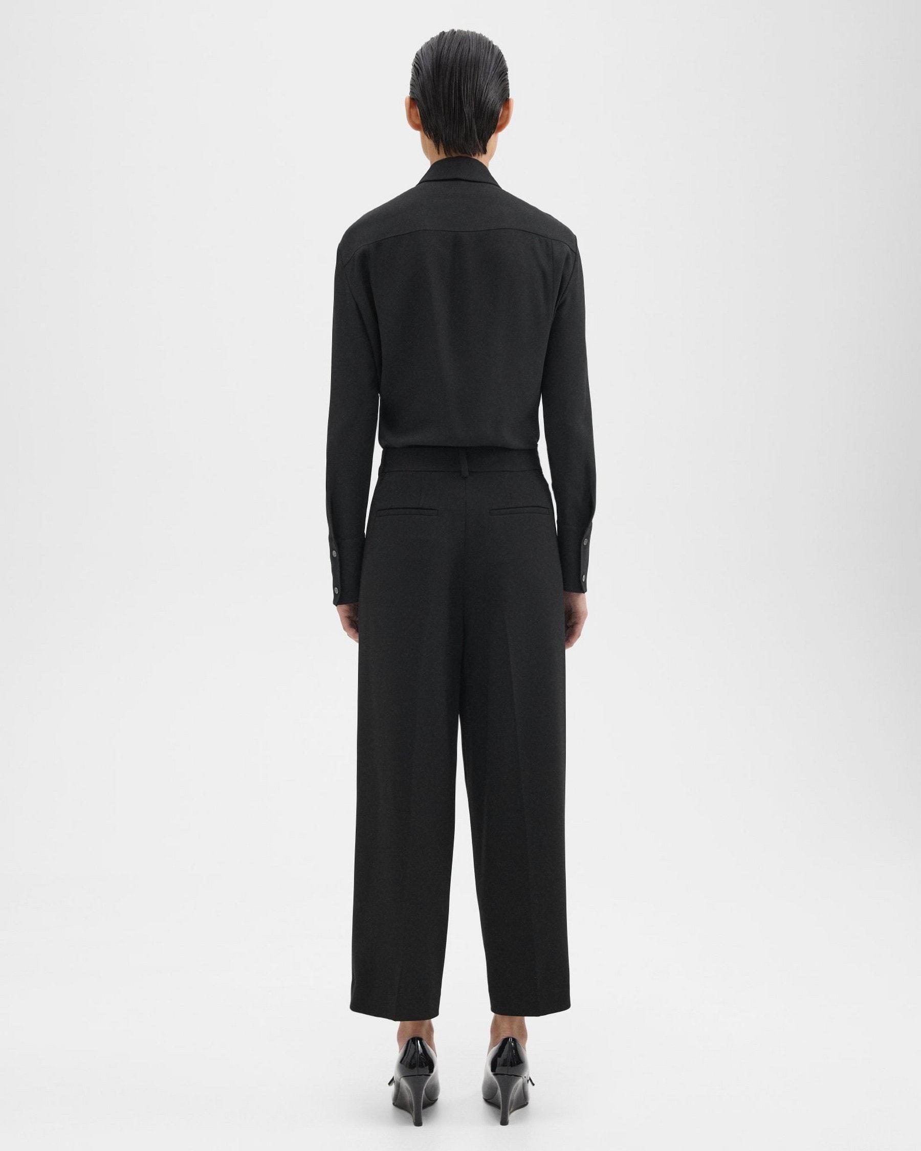 Relaxed Straight Pant in Admiral Crepe Product Image