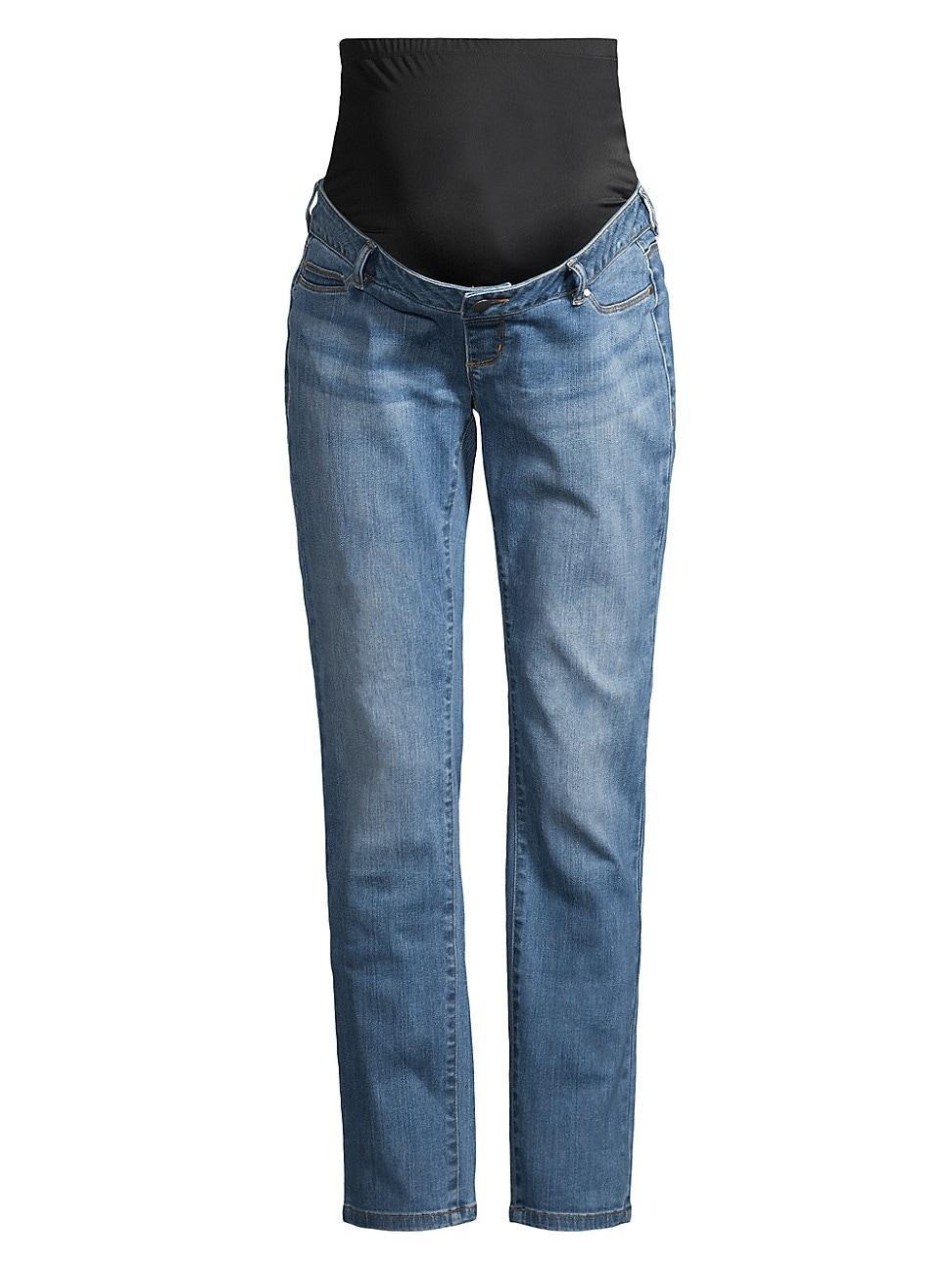 Womens BFF Straight-Leg Maternity Jeans product image