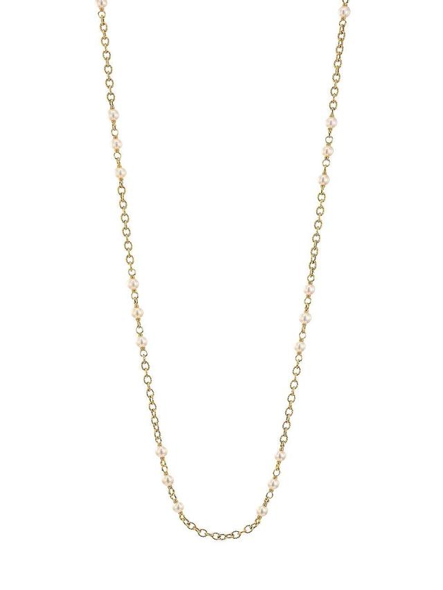 Womens Piazza Della Scala 18K Yellow Gold & Cultured Freshwater Pearl Necklace Product Image