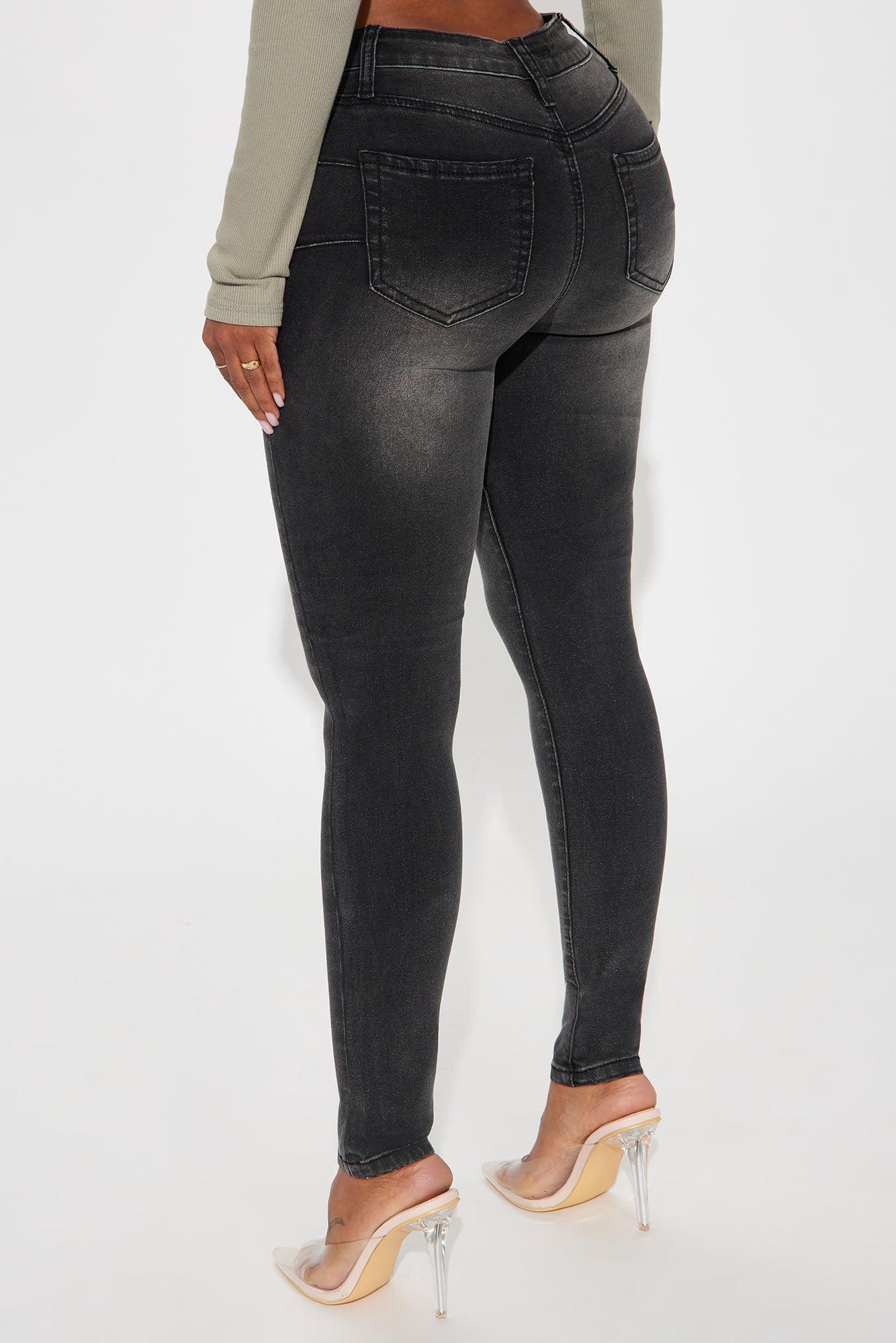 Beautiful Things Stretch Booty Lifting Skinny Jeans - Black Product Image