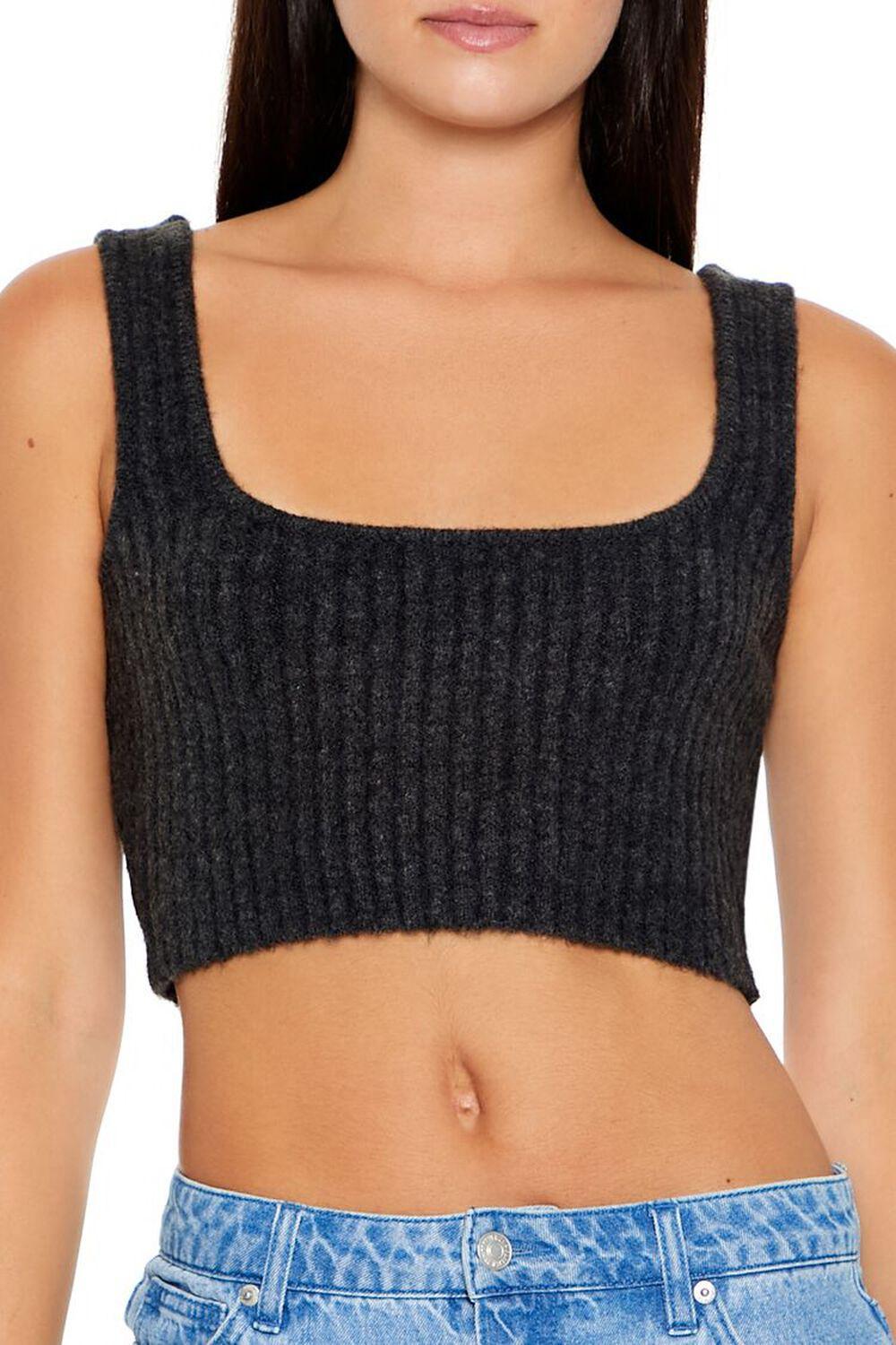 Chenille Sweater Crop Top & Cardigan Sweater | Forever 21 Product Image