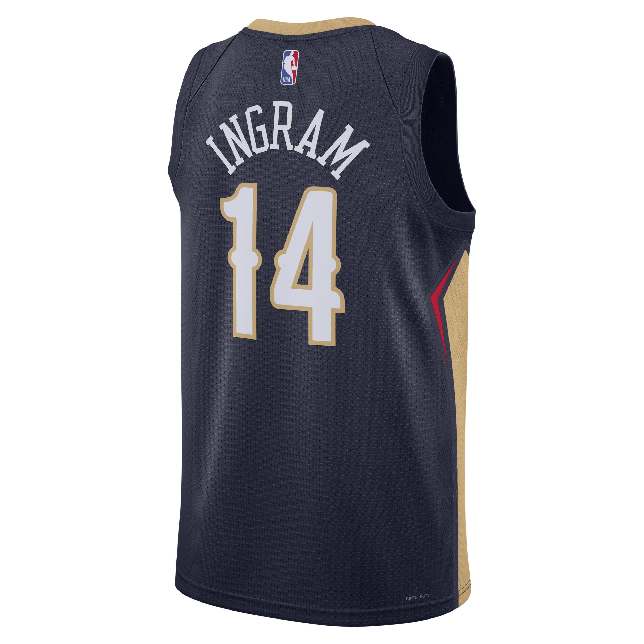 New Orleans Pelicans Icon Edition 2022/23 Nike Men's Dri-FIT NBA Swingman Jersey Product Image