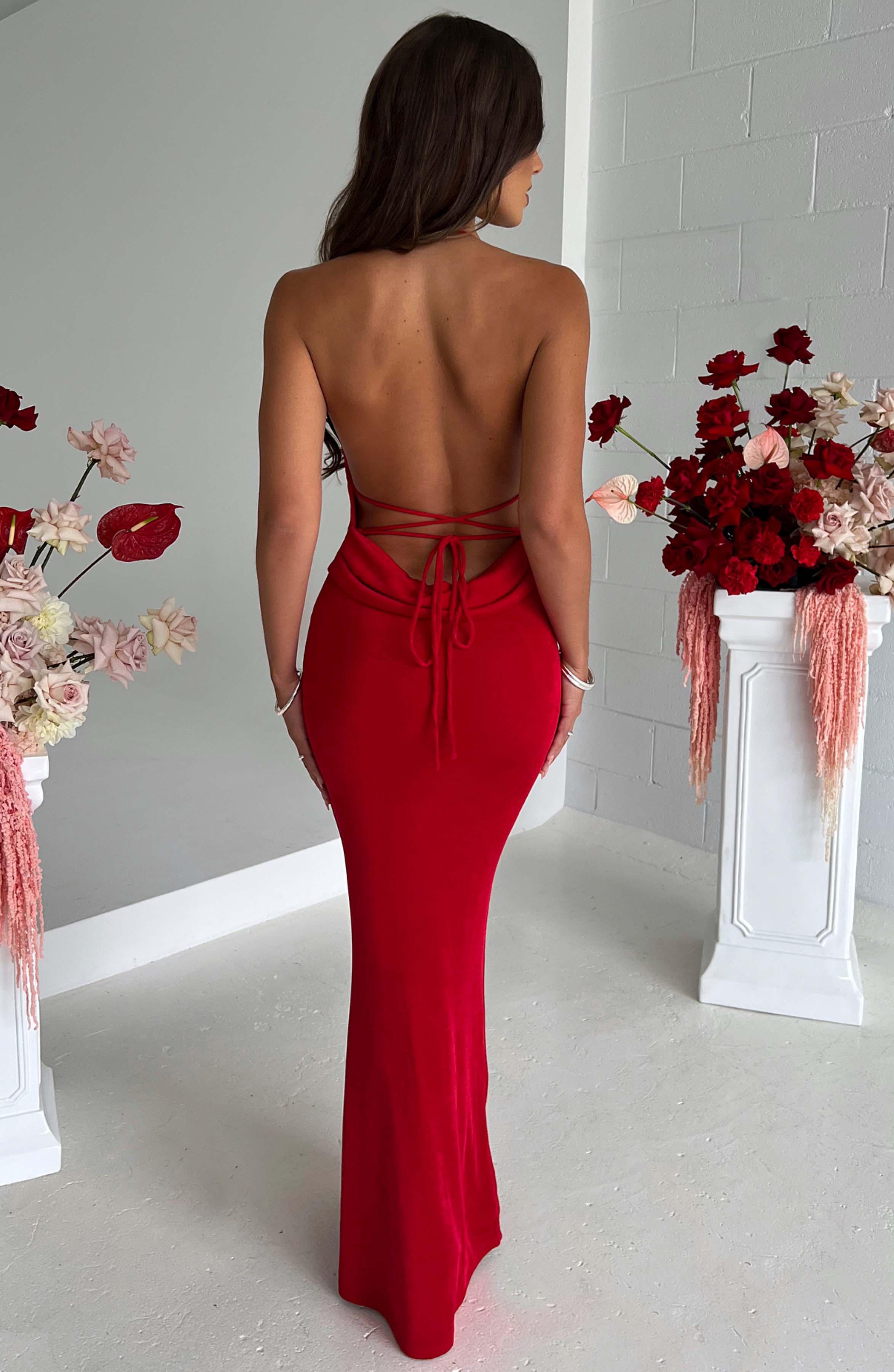 Talisa Maxi Dress - Red Product Image