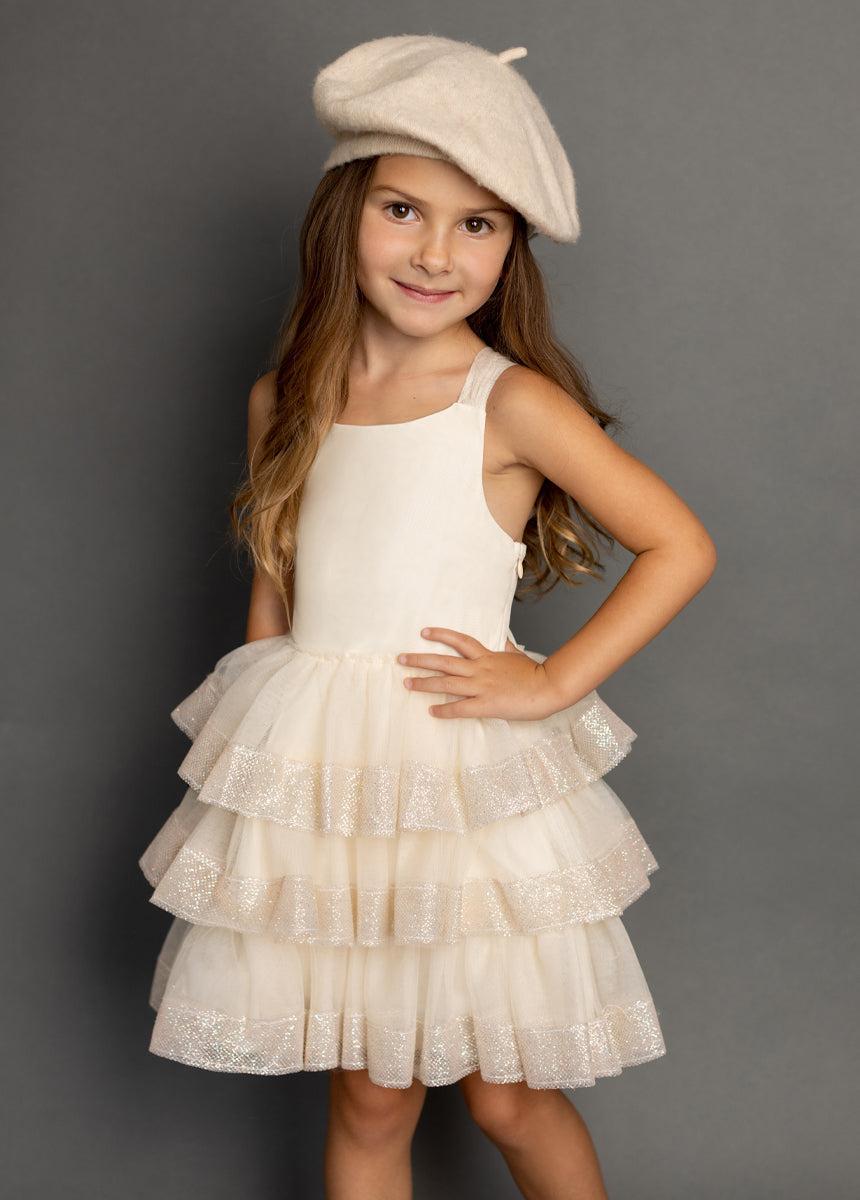 Alda Dress in Cream Product Image