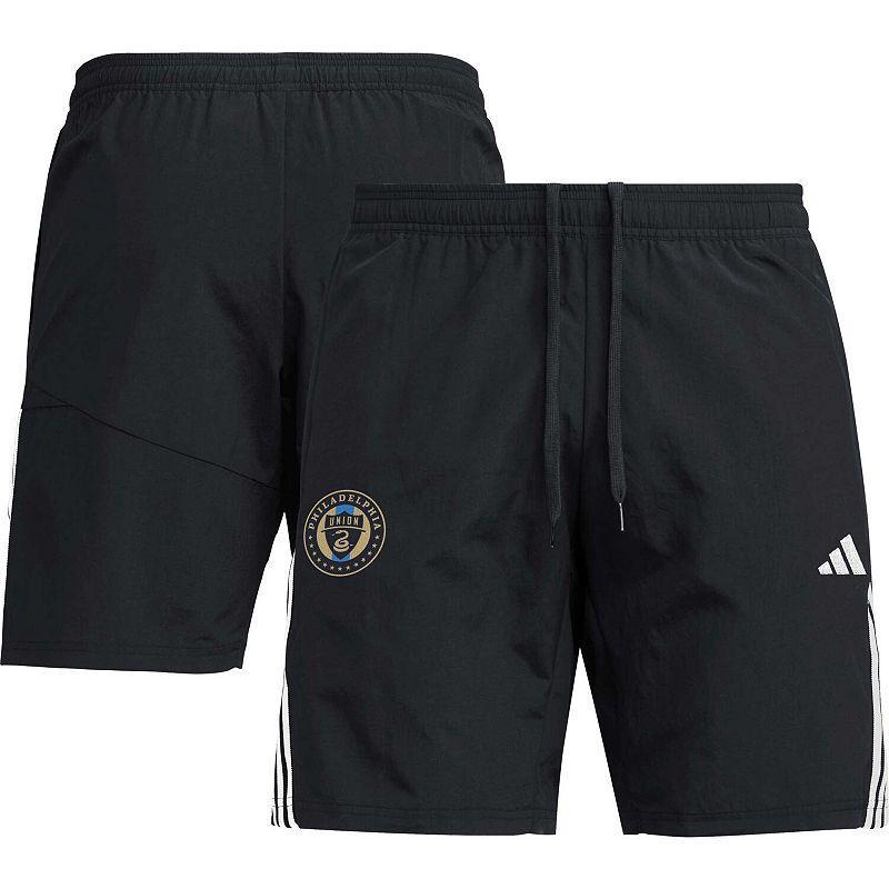 Mens adidas Black Philadelphia Union Downtime Shorts Product Image