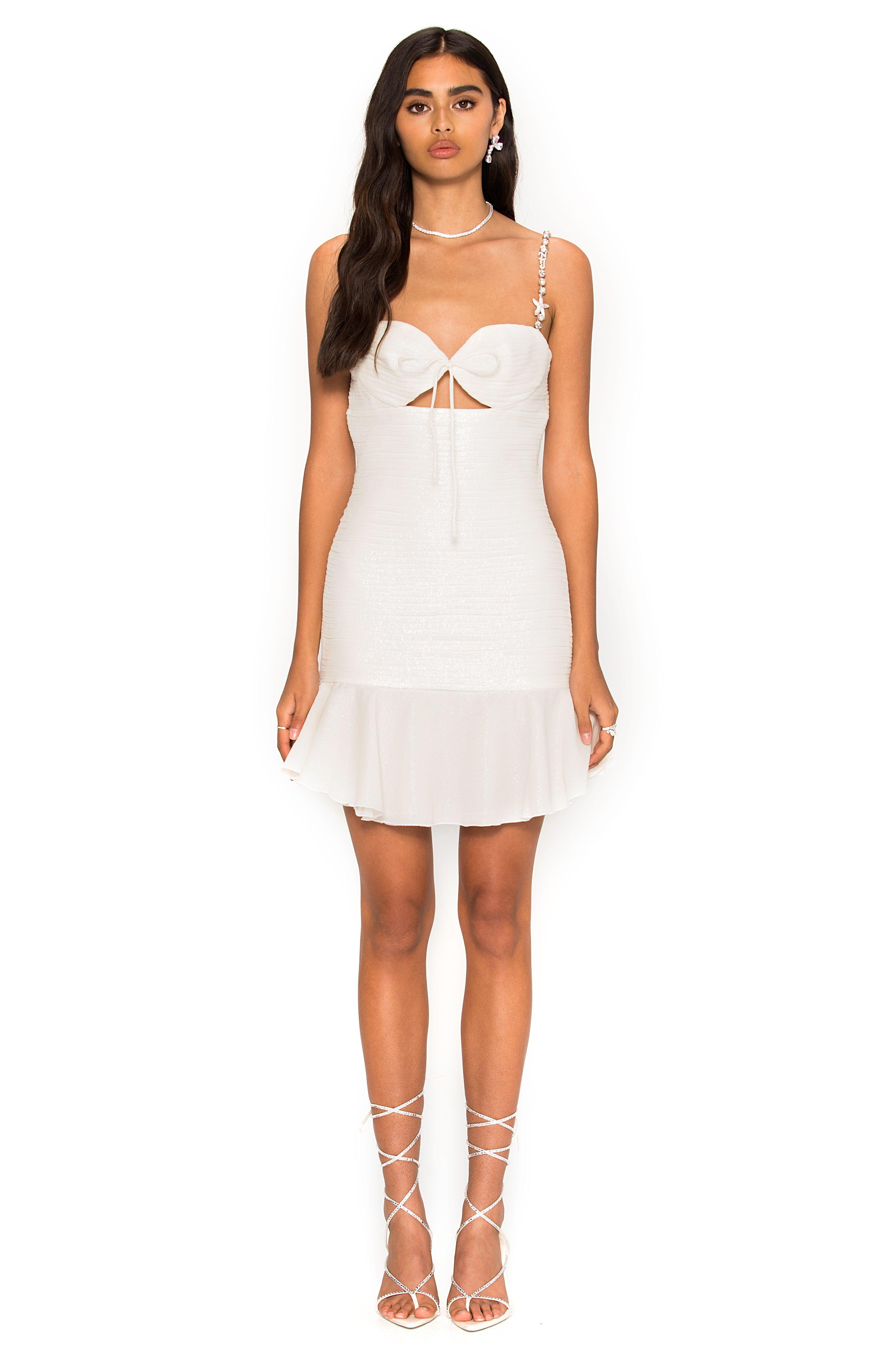 Angelina Dress (White) (Final Sale) Product Image