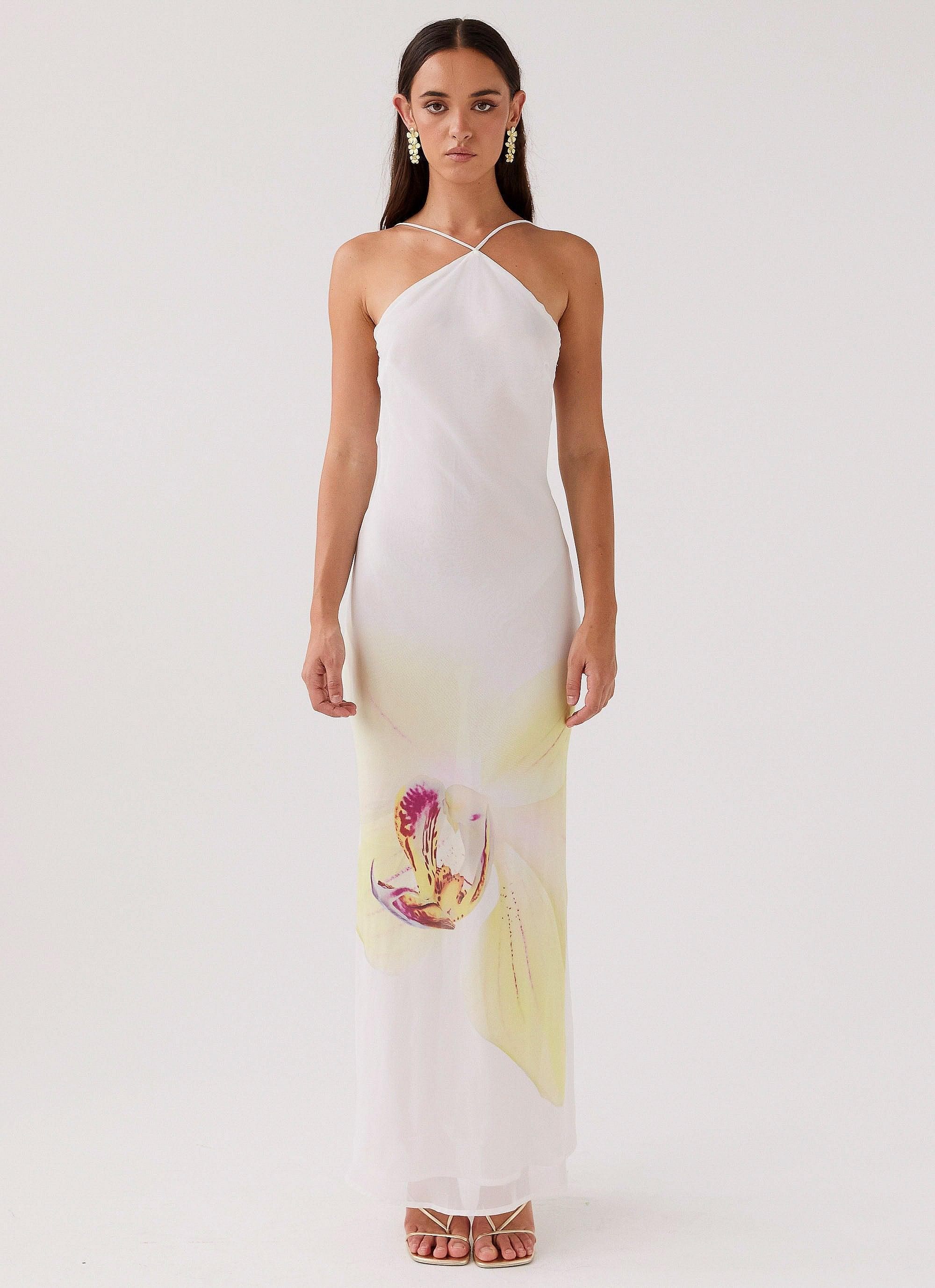 Blossom Hearts Maxi Dress - Hydrangea Product Image