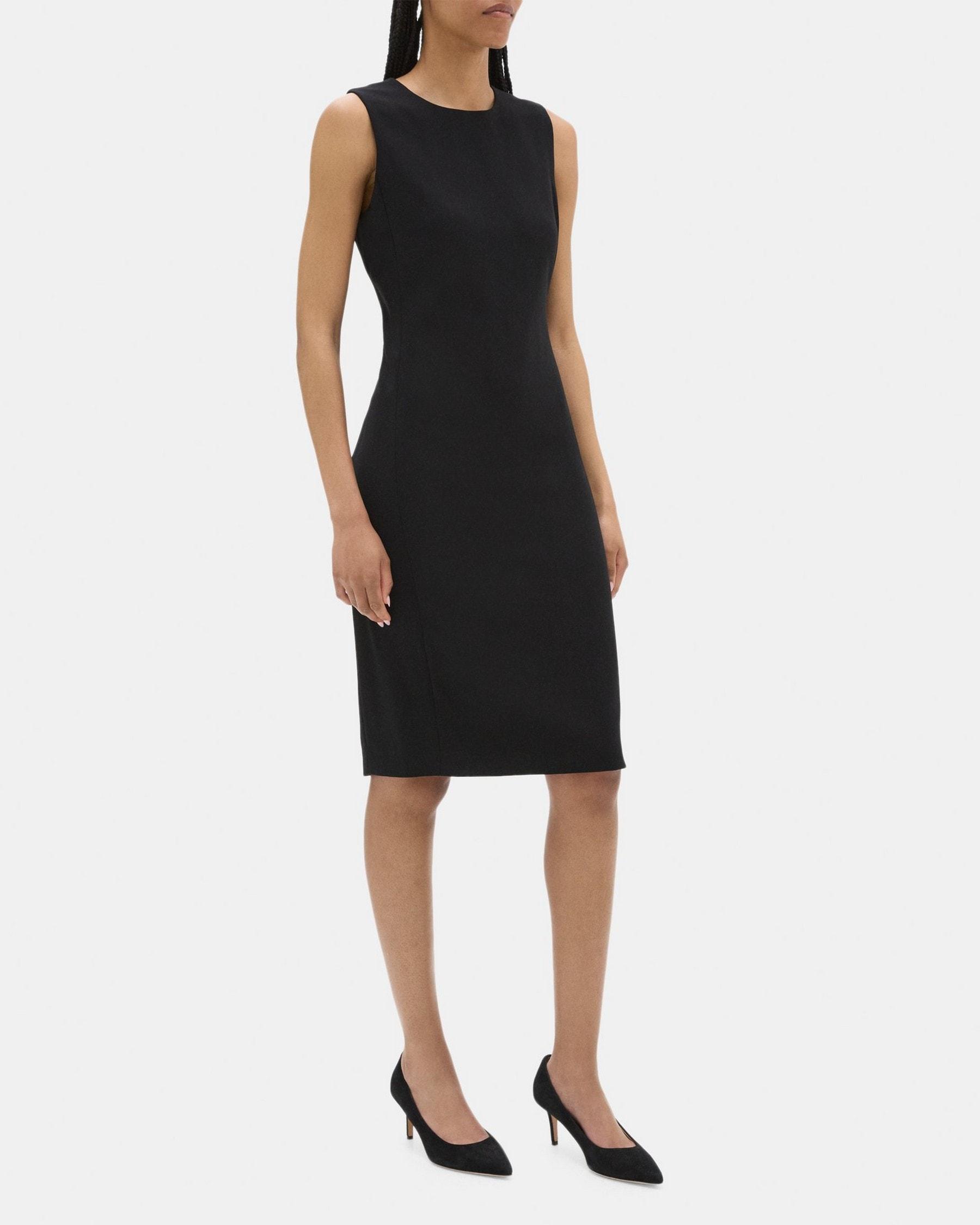 Sheath Dress in Crepe Product Image