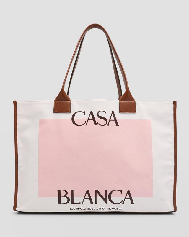 Womens Large Casa Leather Tote Bag Product Image