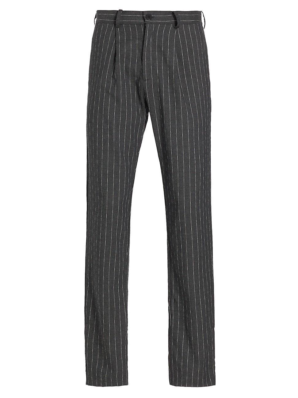 Mens COLLECTION Pinstripe Woven Trousers Product Image