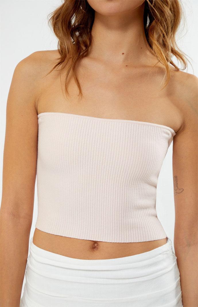 Women's Basic Sweater Tube Top Product Image