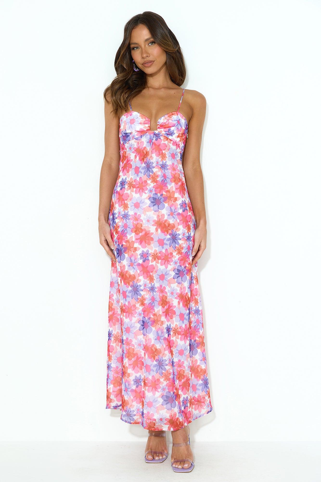 Let's Love Maxi Dress Pink Product Image