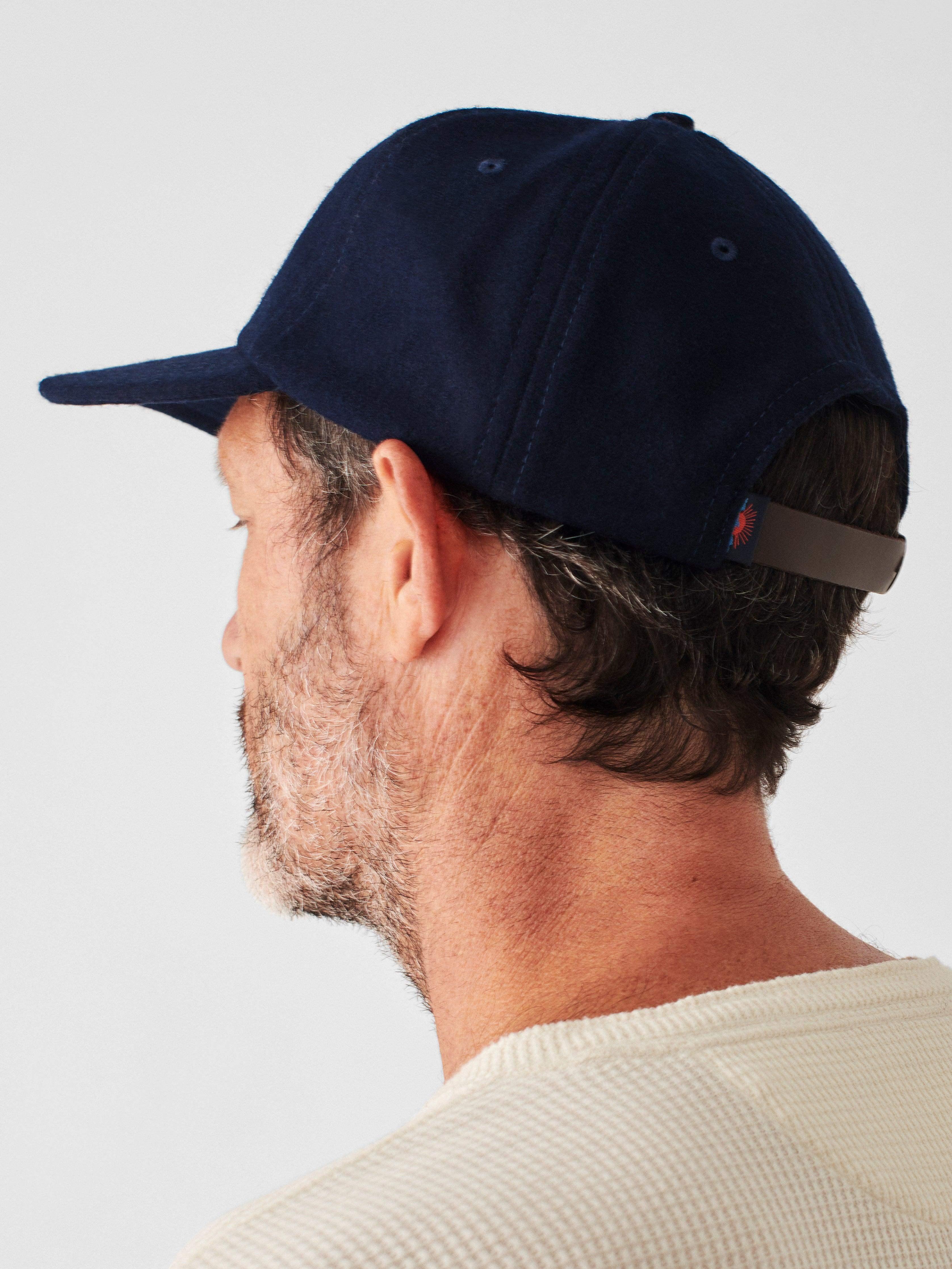 Wool Baseball Hat - Navy Heather Male Product Image