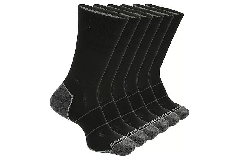 Skechers Men's Large Work Crew Socks 6 Pairs Product Image