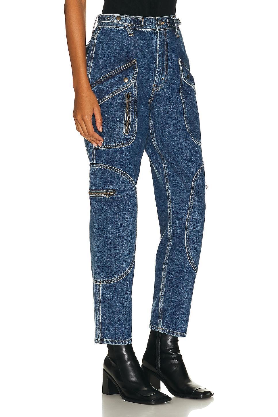 RE/DONE Orginal Racer Taper in Denim-Medium Product Image