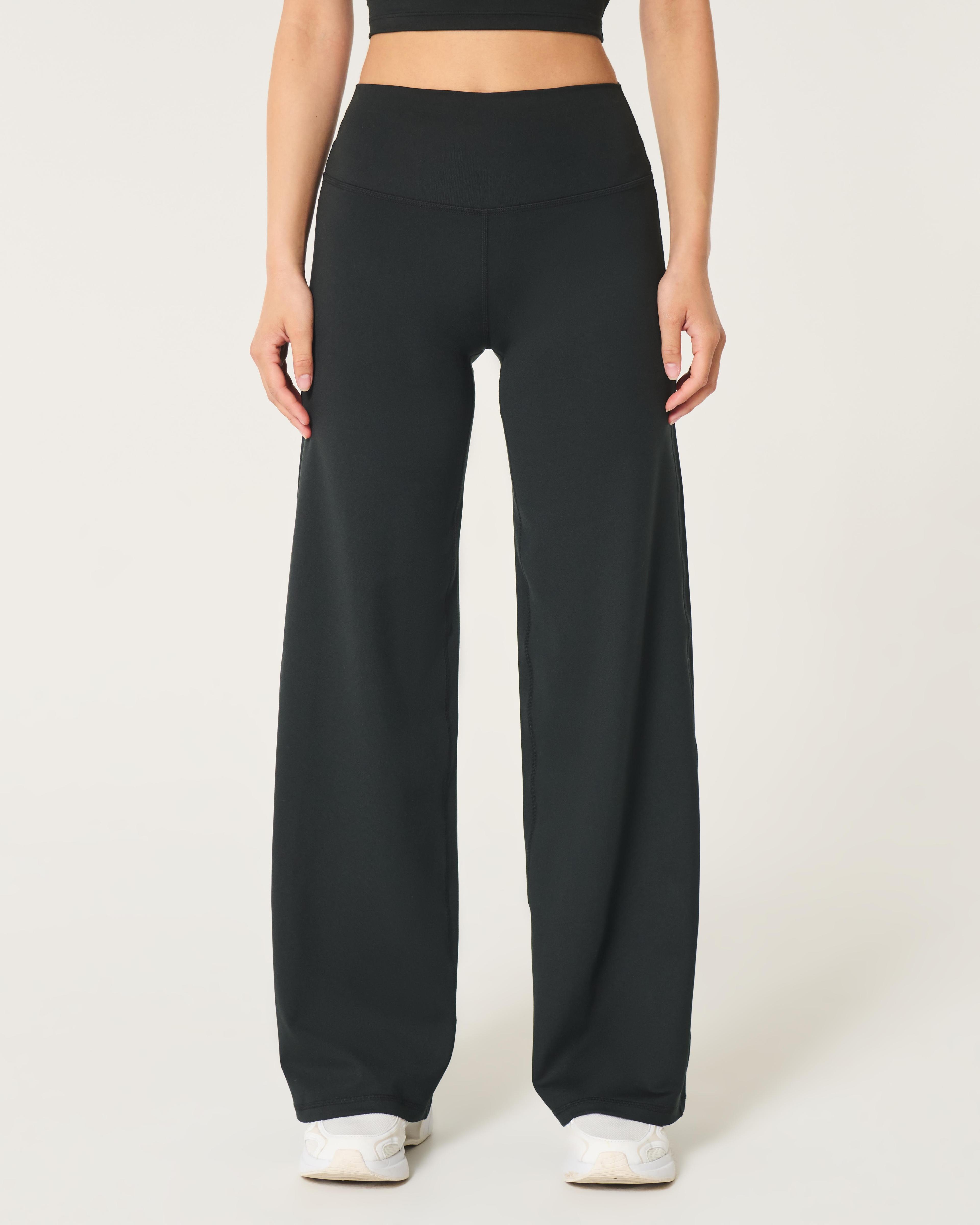 Gilly Hicks Active Recharge Wide-Leg Foldover Waist Pants Product Image