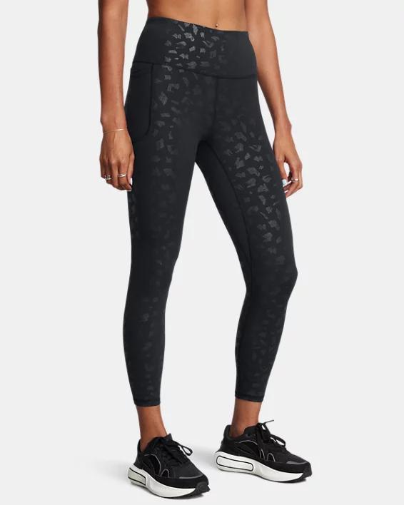 Women's UA Motion Gloss Printed Ankle Leggings Product Image