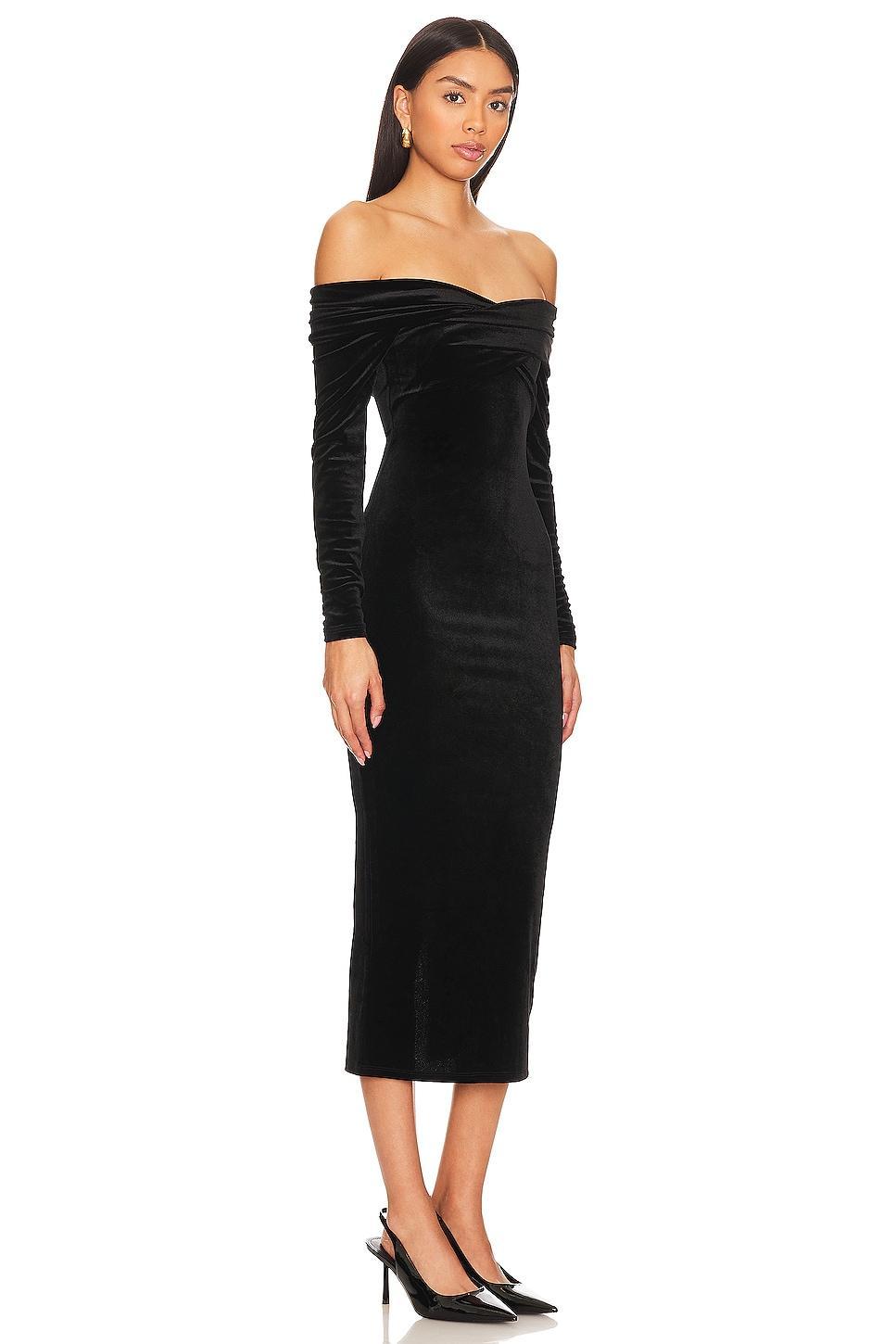 Delta Velvet Dress ALLSAINTS Product Image