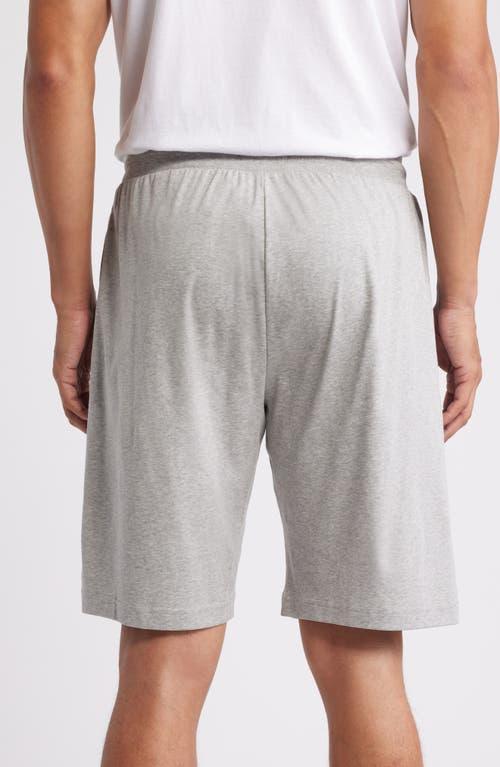 POLO RALPH LAUREN Mercerized Cotton Pajama Shorts In Andover Heather/ Cruise Navy Product Image