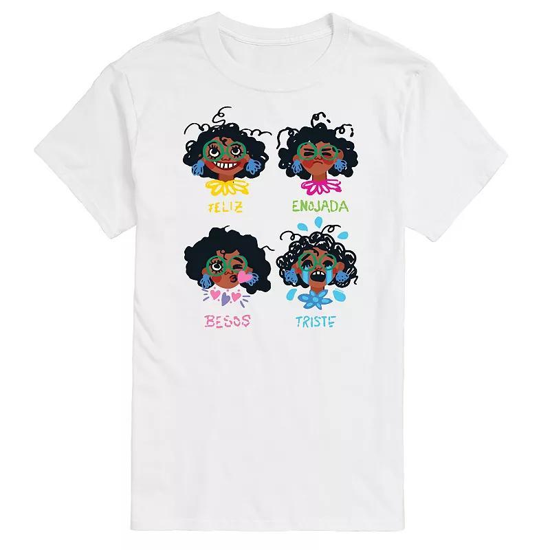 Disneys Encanto Mirabel Big & Tall Graphic Tee, Mens White Product Image