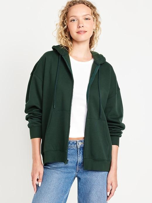 Oversized Full-Zip Hoodie Product Image