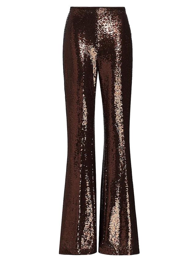 Honor Sequined Flare Pants Product Image