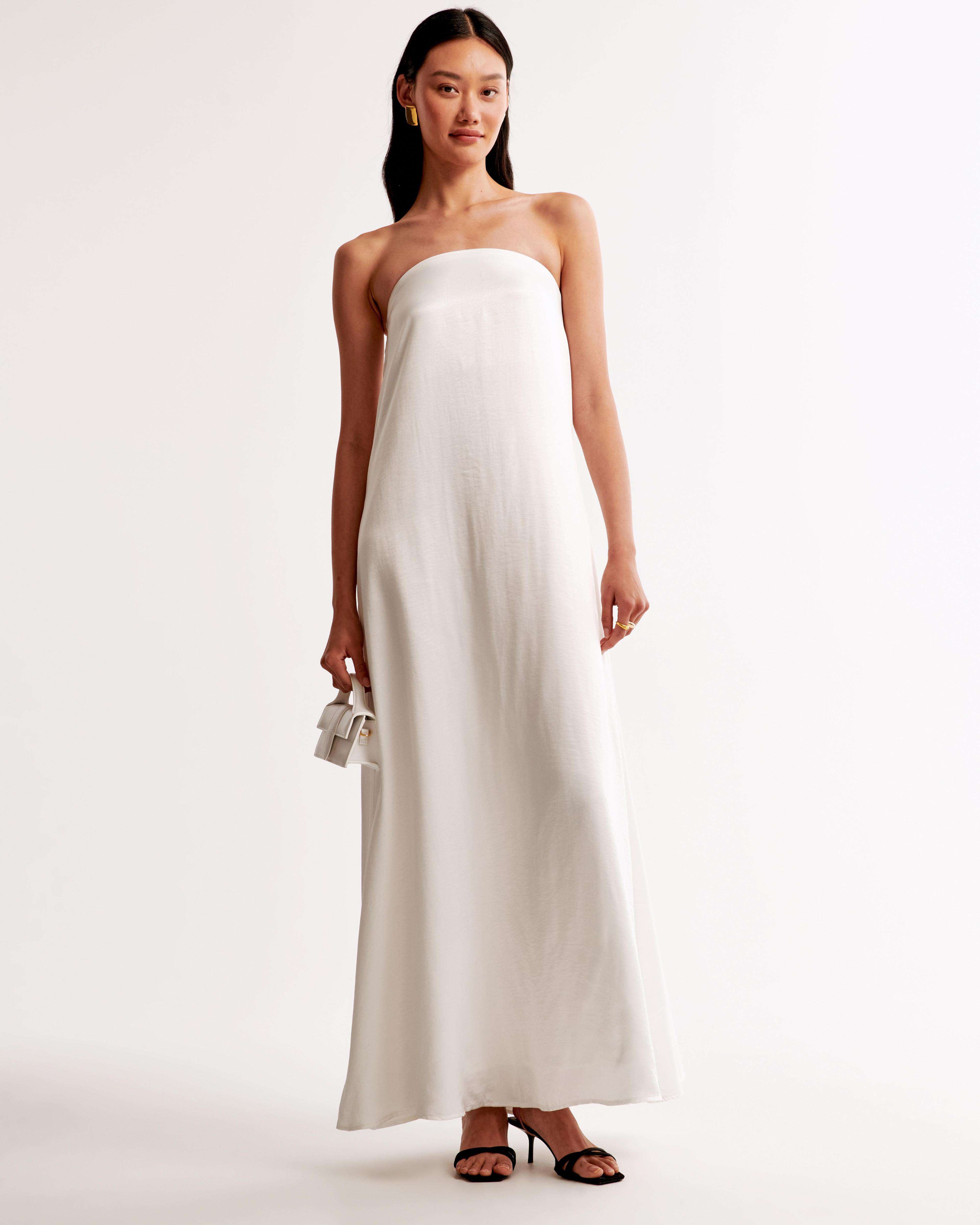 Strapless Trapeze Maxi Dress Product Image