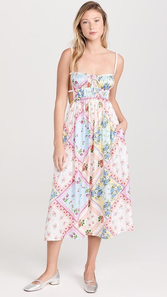 For Love & Lemons Cassandra Midi Dress | Shopbop Product Image