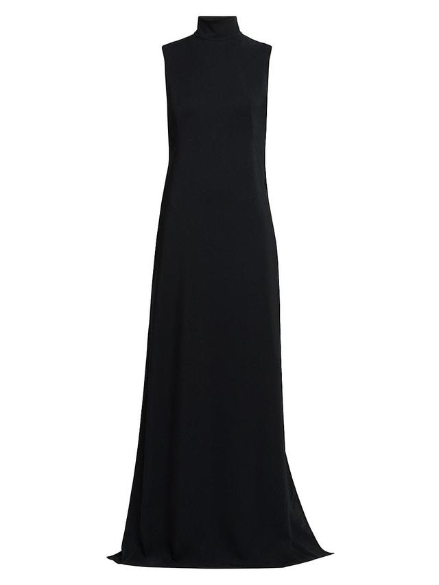 Womens Matte Jersey & Satin Cut-Out Gown Product Image