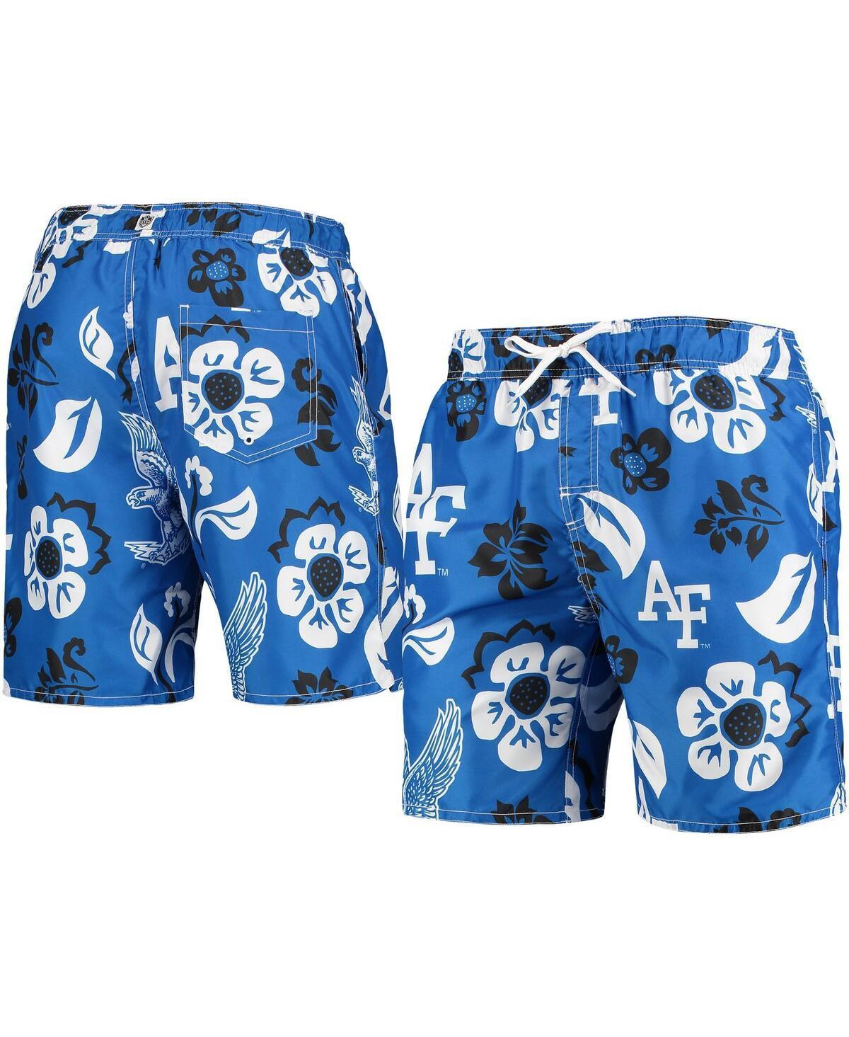 Mens Wes & Willy Royal Air Force Falcons Floral Volley Swim Trunks Product Image