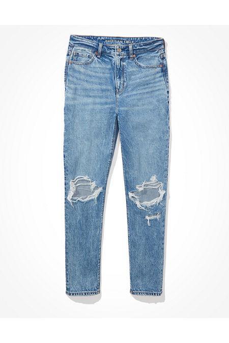 AE Strigid Ripped Mom Jean Womens product image