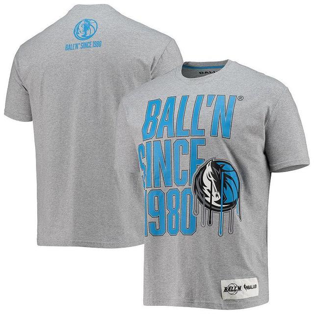 Mens BALLN Heathered Gray Dallas Mavericks Since 1980 T-Shirt Product Image