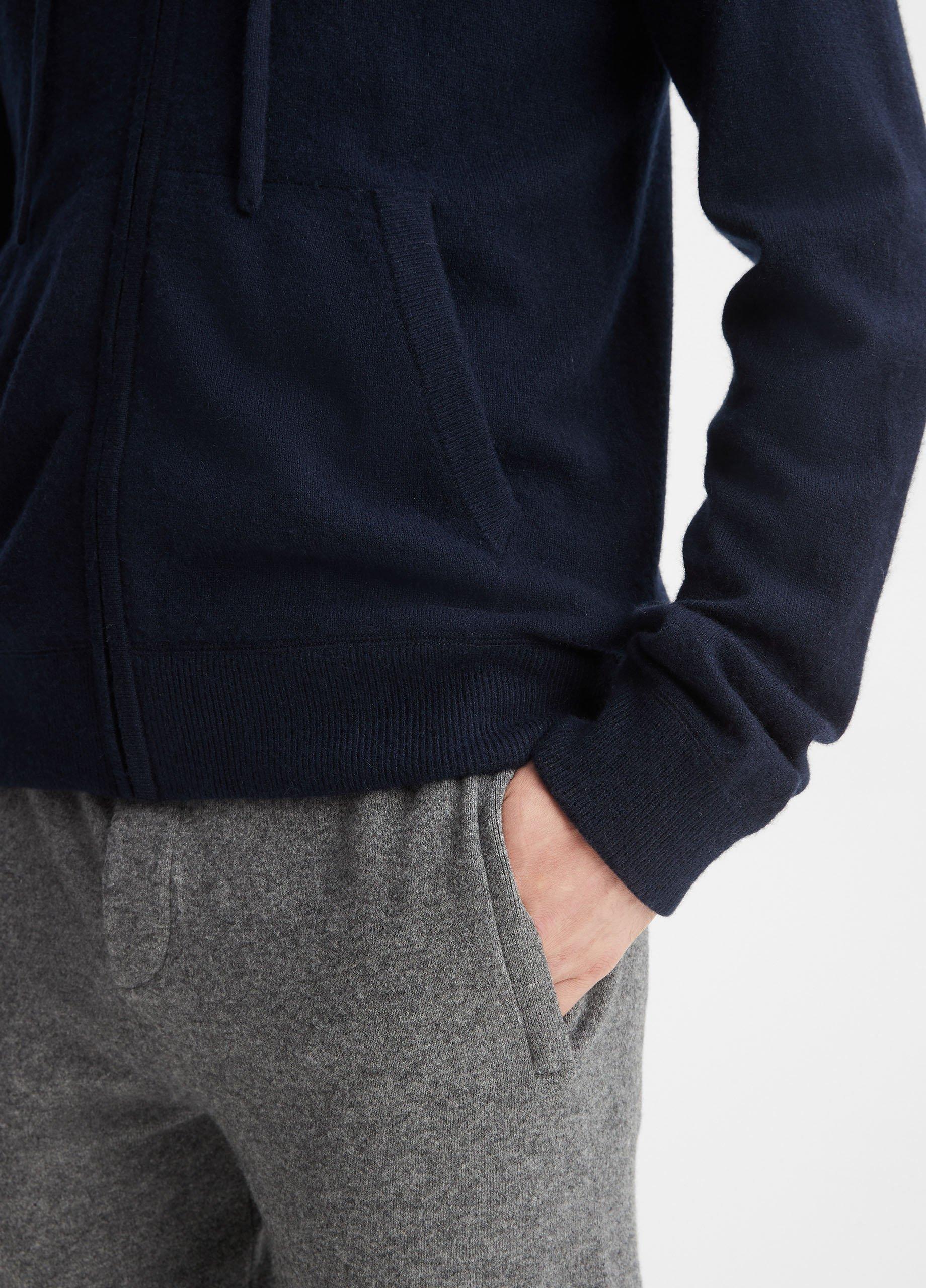 Cashmere Full Zip Hoodie Product Image