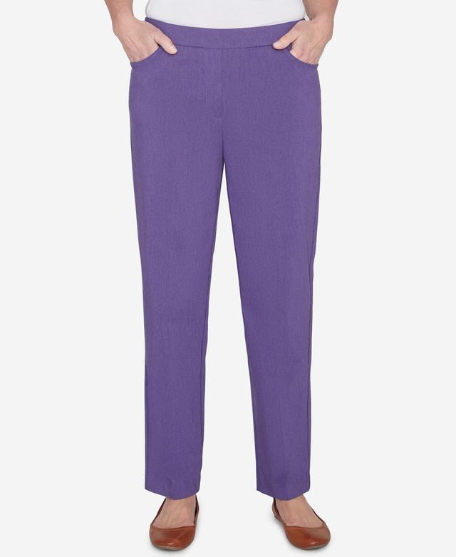 Alfred Dunner Charm School Womens Classic Charmed Average Length Pant Product Image