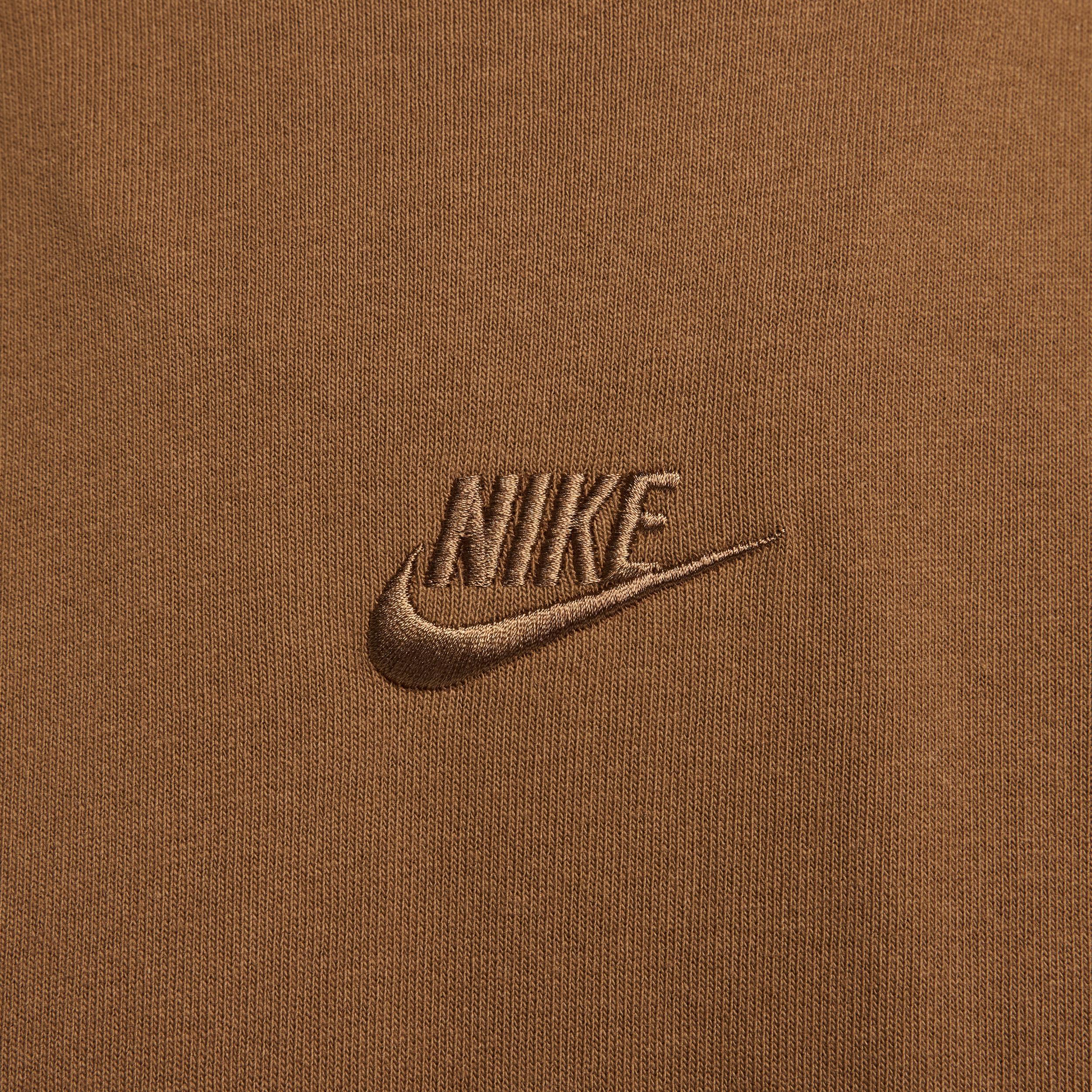 Nike Premium Essentials unisex oversized T-shirt in brown Product Image