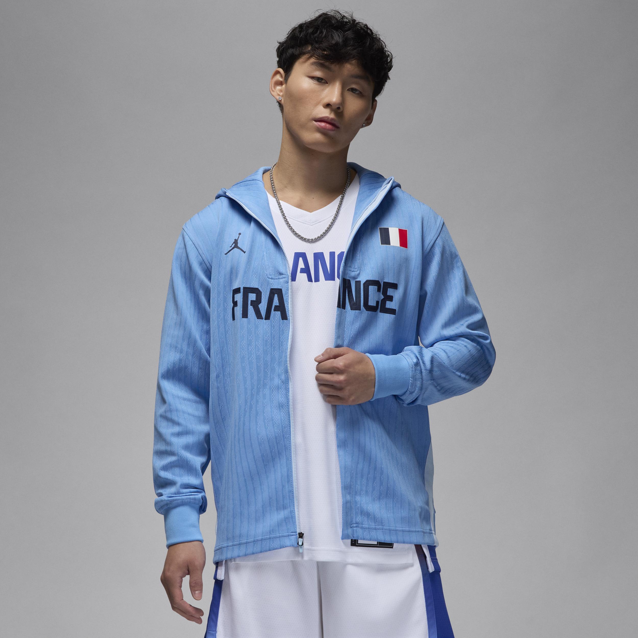 Nike Mens France Jordan Dri-FIT ADV Basketball Game Jacket Product Image