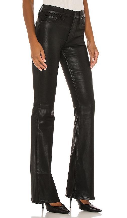 Hudson Jeans Barbara High-Waist Bootcut in Noir Coated (Noir Coated) Women's Jeans Product Image