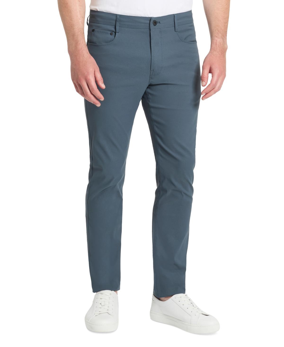 Kennth Cole Mens Slim-Tapered Fit Stretch Tech Pants Product Image