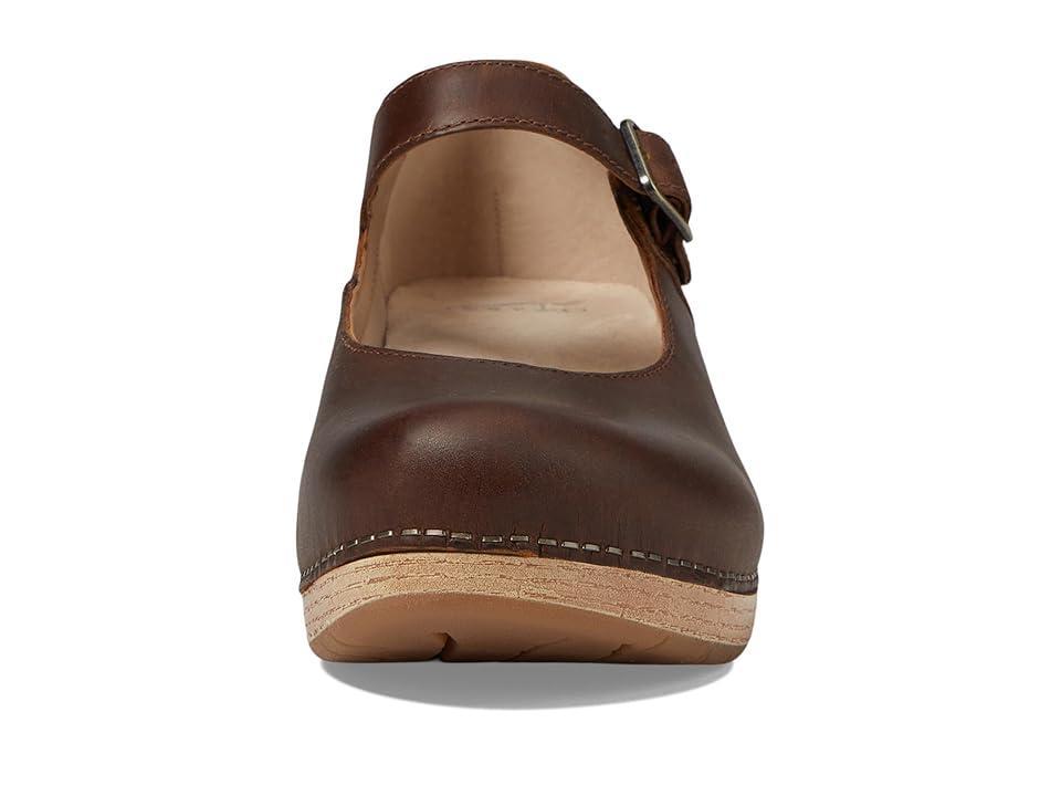 Dansko Lilah Oiled Pull Up) Women's Flat Shoes Product Image