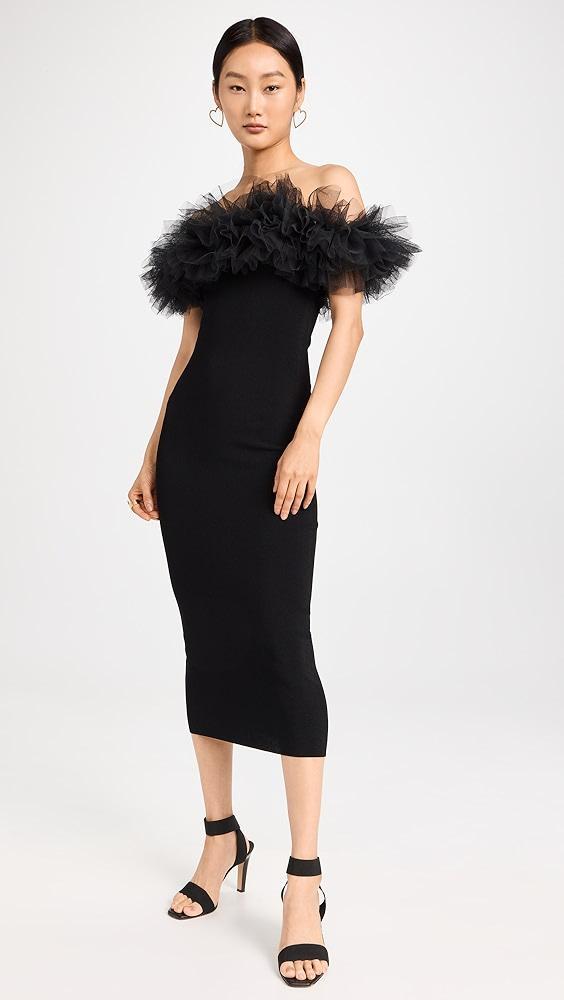 Autumn Cashmere Tulle Off The Shoulder Dress | Shopbop Product Image