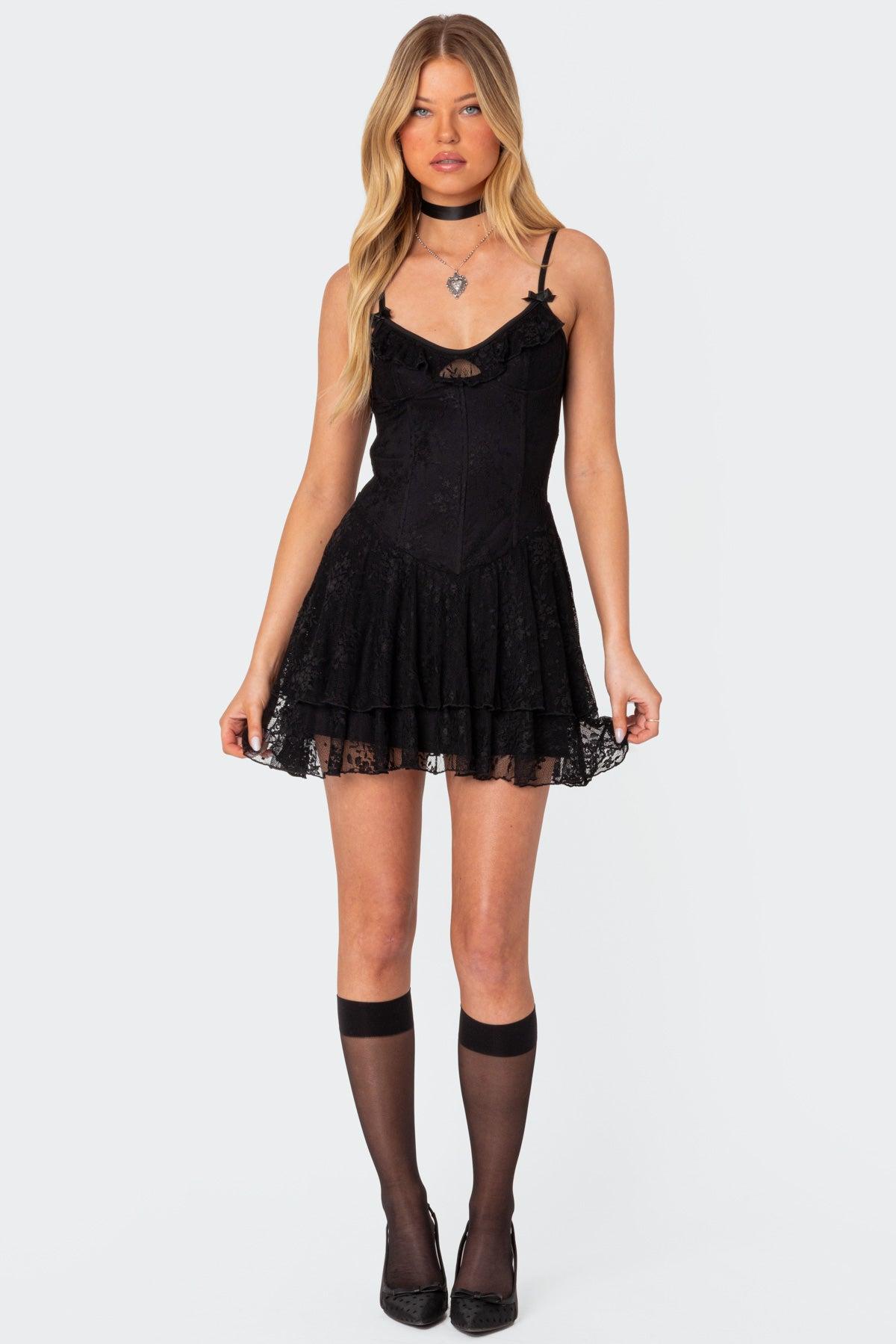 Lyla Lace Corset Mini Dress Product Image