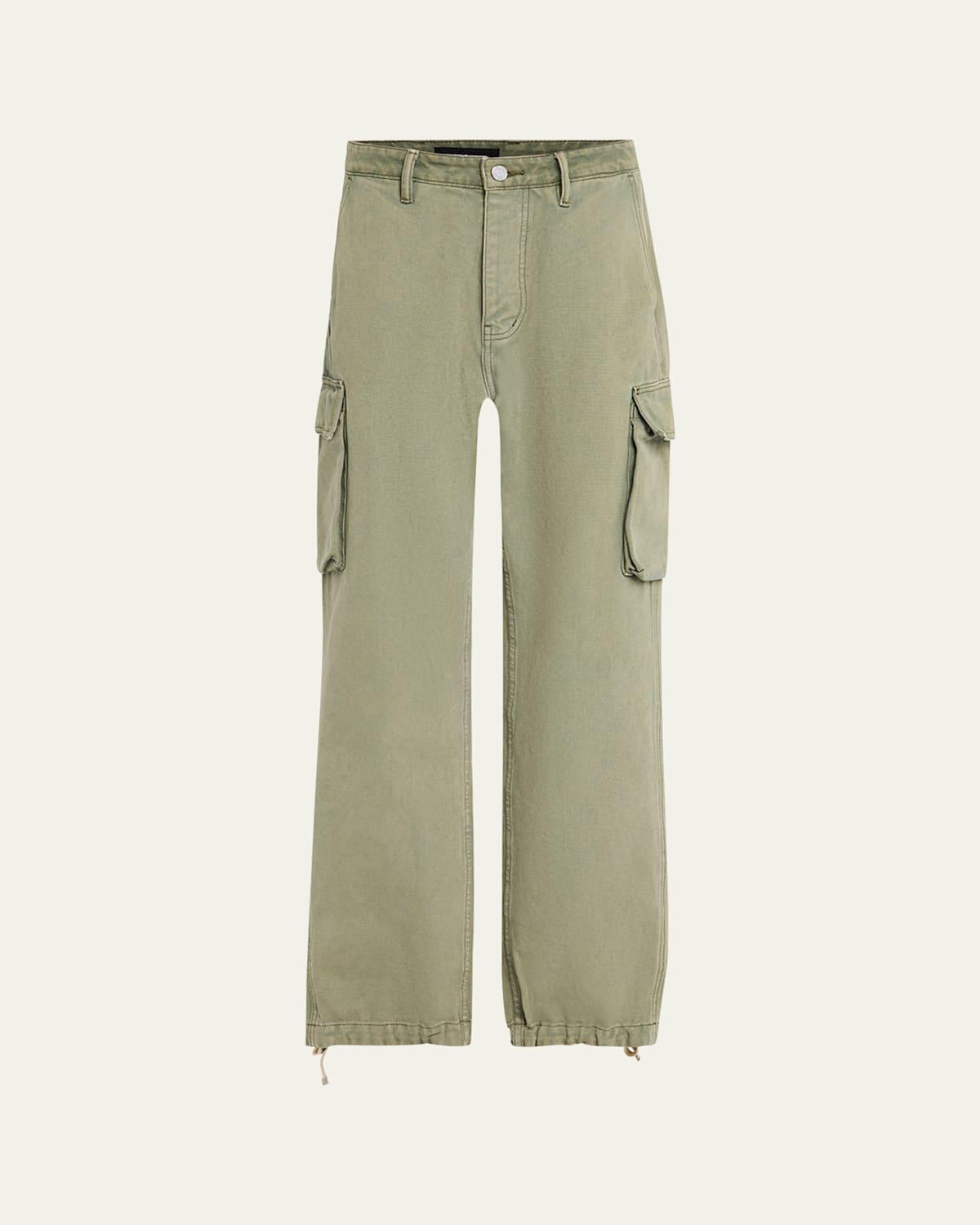 Mens Canvas Cargo Pants Product Image