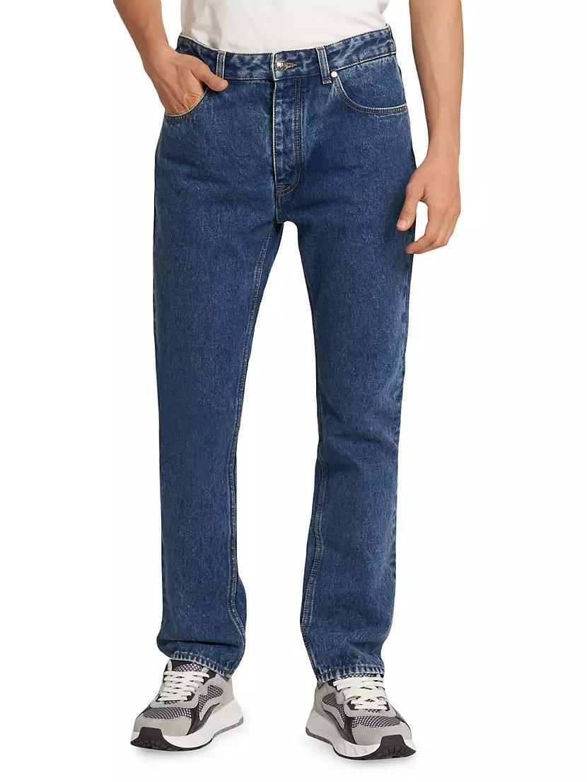 Monogram Straight-Leg Jeans Product Image