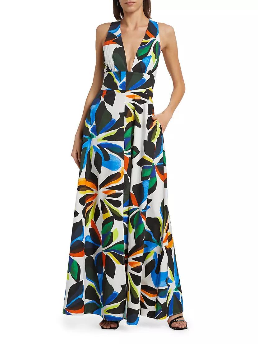 Catarina Balearic Floral Maxi Dress Product Image