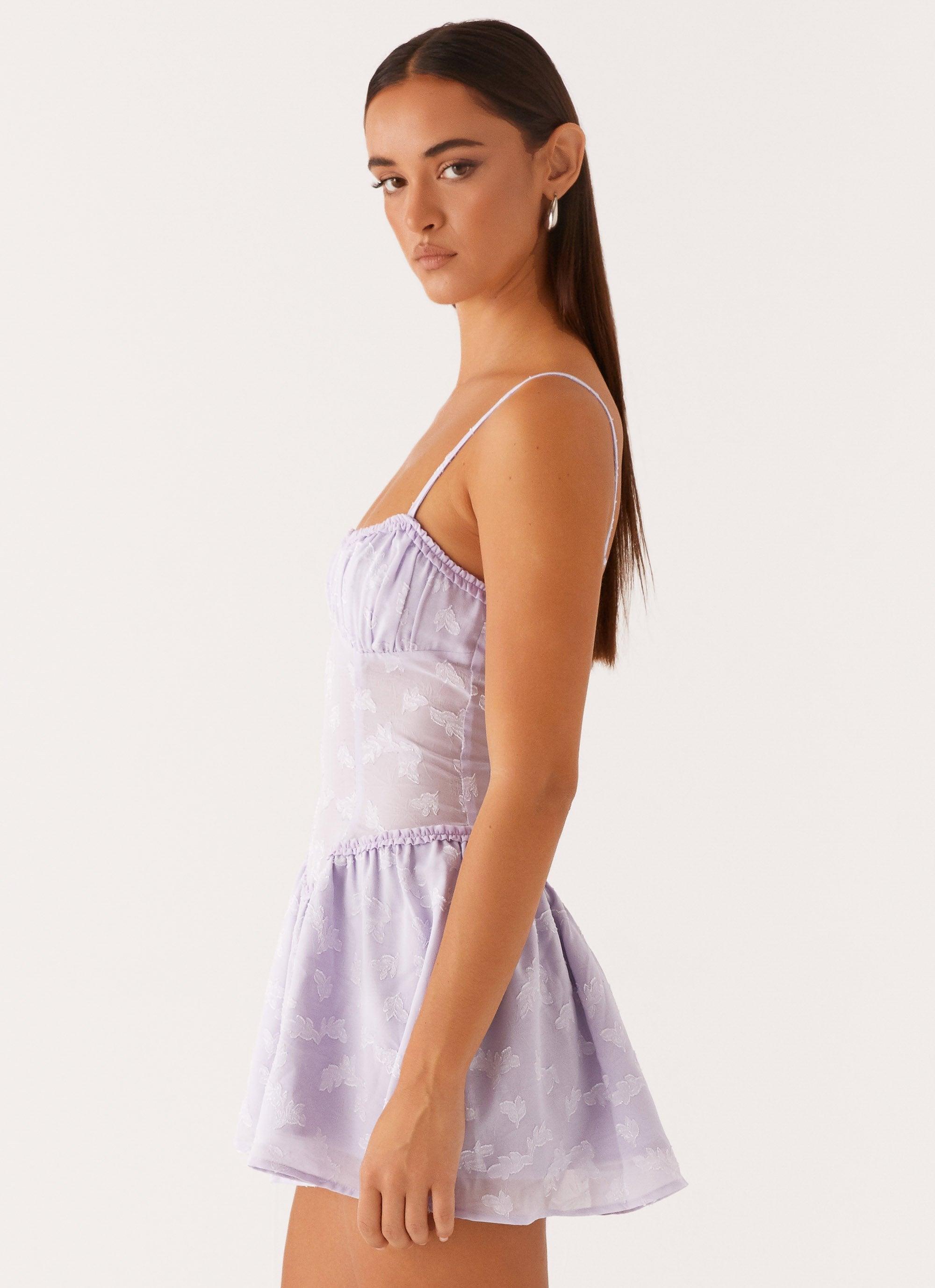 Morgana Mini Dress - Lilac Product Image