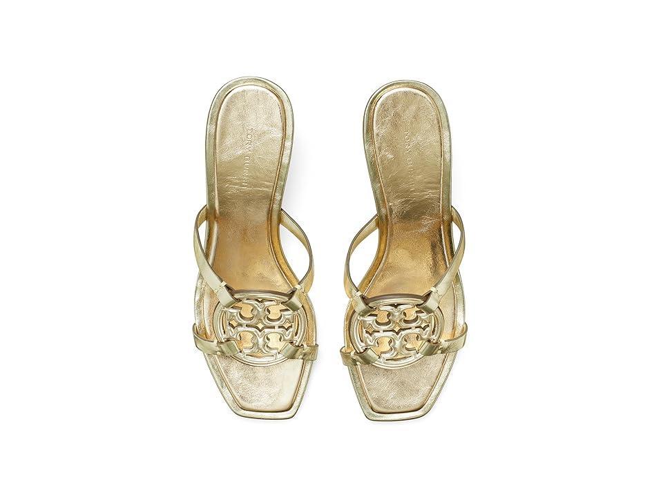 Tory Burch Geo Bombe Miller Low Heel Sandal 55 mm (Spark Gold) Women's Shoes Product Image