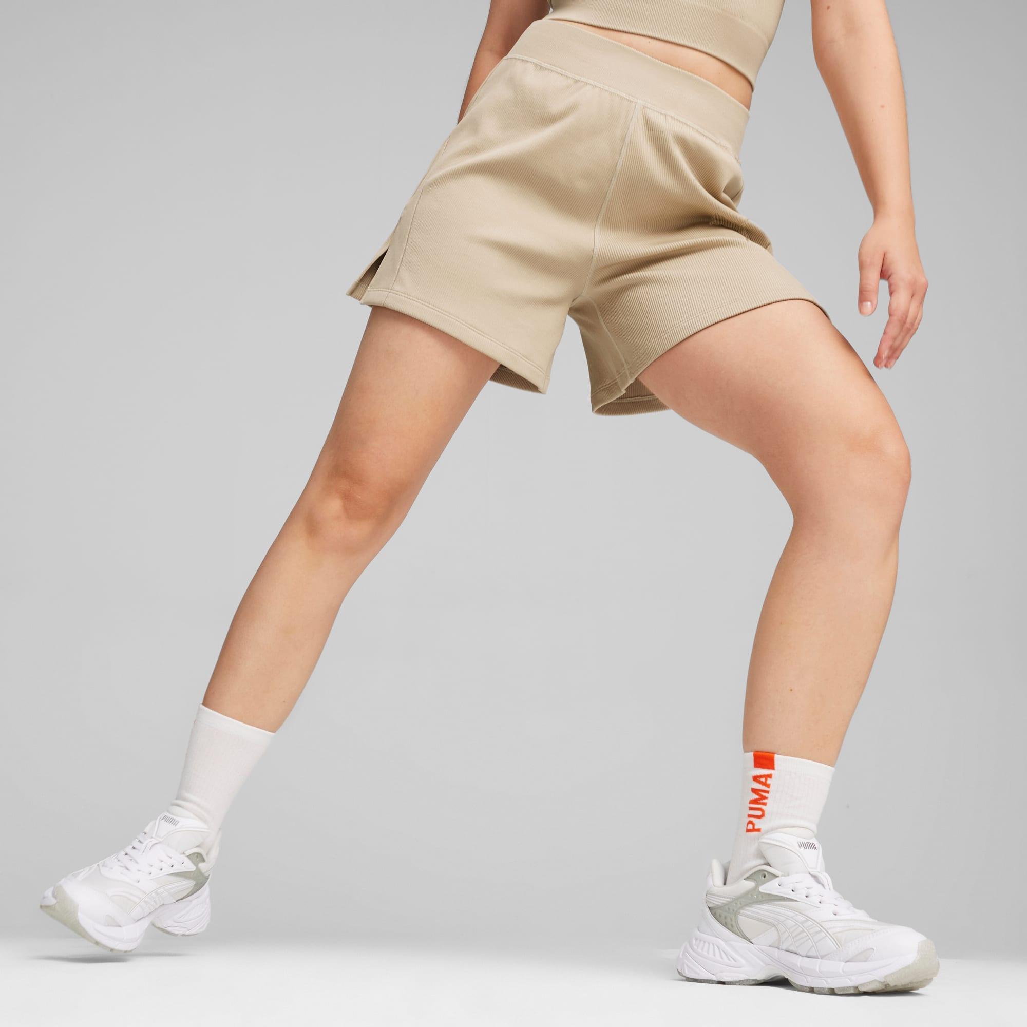 DARE TO Women's MUTED MOTION Flared Shorts Product Image